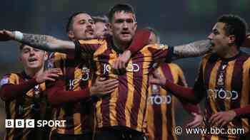 Injured Bradford striker Cook determined to return