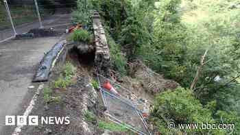 Spring reopening for landslip road shut for a year