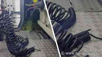 Vandalen knippen kabels van vrachtwagen door in Kortessem: “Zeer gevaarlijk”