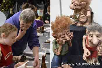 Leen (63) leert de kinderen van Merelbeke al veertig jaar knutselen: “Ik ben vooral bekend voor mijn trollen”