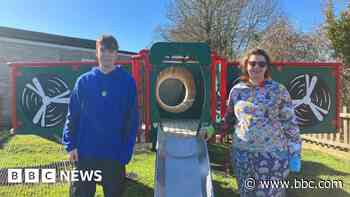 Climbing frame honours WW2 legacy in village