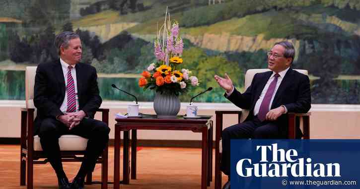 Chinese premier meets pro-Trump senator and calls for ‘dialogue over confrontation’