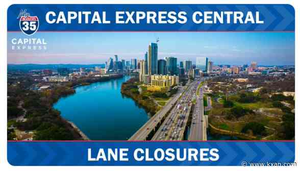 Heads up overnight drivers: lane closures on I-35 near downtown Austin