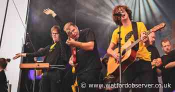 Britain's Got Talent golden buzzer act performing outdoor show today