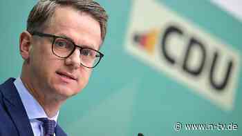 "Gibt offenkundig Dissenspunkte": Linnemann erwartet "schwierige Gespräche" mit SPD