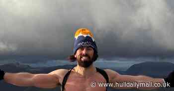 The brave Hedon man who climbed highest mountain in England wearing just Speedos and flip-flops