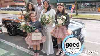 Pas getrouwd: Maurizio en Manuela in Genk
