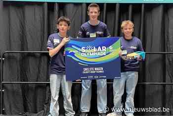 GO! atheneum haalt goud op Solar Olympiade