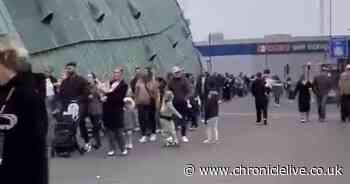 Queues round the block in Newcastle as crowds flock to city centre event