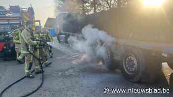 Banden van vrachtwagen raken oververhit