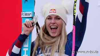 Mit 40 aufs Podest: Lindsey Vonn rasiert sämtliche Altersrekorde
