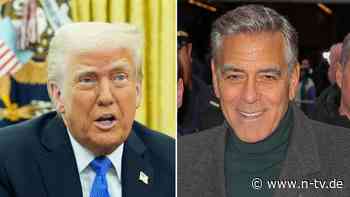 "Wie einen Hund fallengelassen": Trump geht auf George Clooney los - wieder wegen Joe Biden