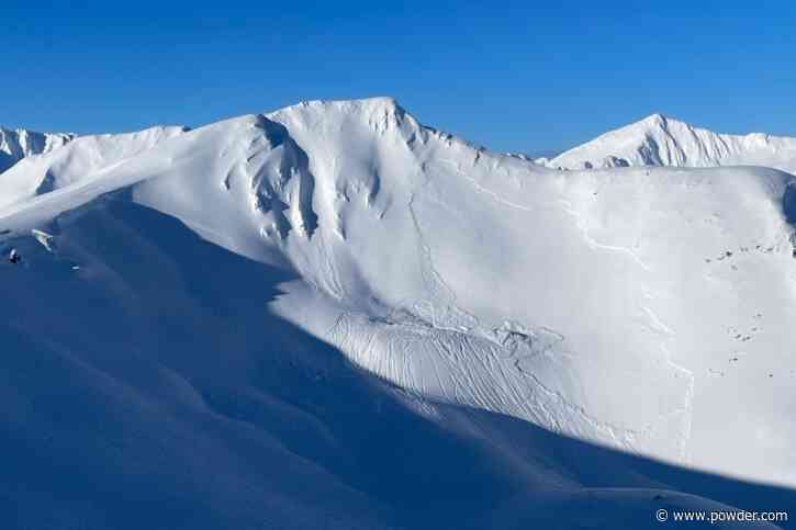 One Killed by 500' Wide Avalanche in Alaska
