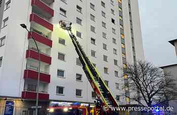 FW Bremerhaven: Brand in einem Hochhaus in Bremerhaven
