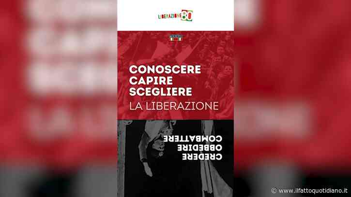 “Obbedire? Meglio capire”, campagna dell’Anpi per il 25 aprile. Con i valori “capovolti” del fascismo