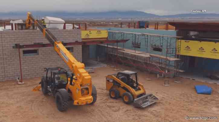 Construction continues on Albuquerque Fire Rescue's newest station