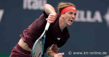 Tennis: Alexander Zverev in Miami im Achtelfinale
