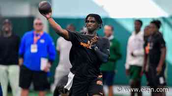 Ward to Titans GM at pro day: 'Solidifying' top pick