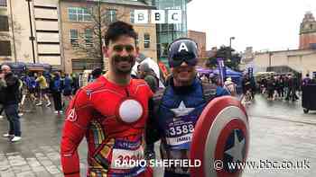 Superheroes and aubergines run through Sheffield