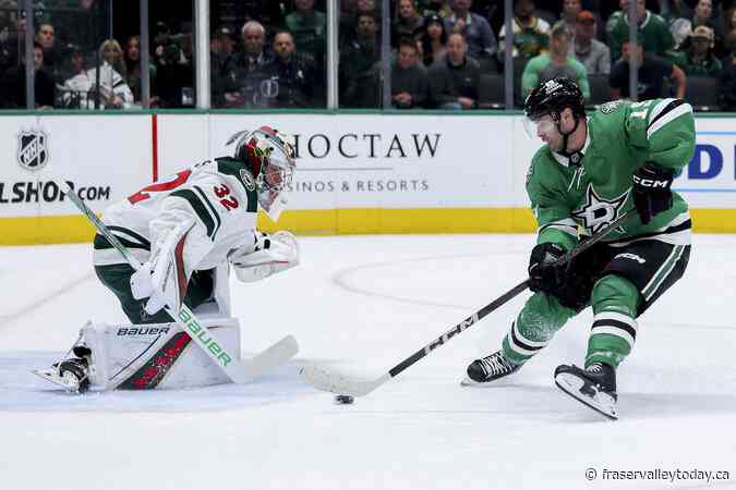 NHL roundup: Stars score twice in a minute to blank Wild 3-0