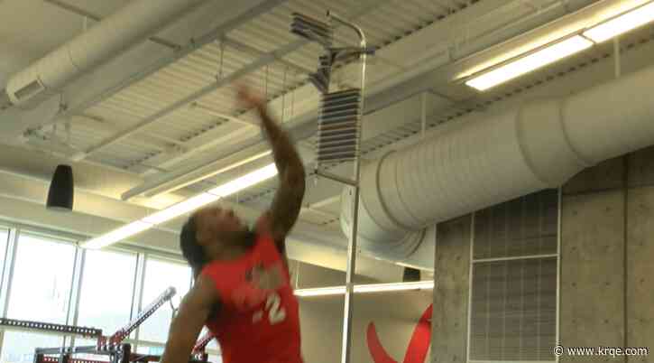 Henry and Watts shine at UNM Football's Pro Day