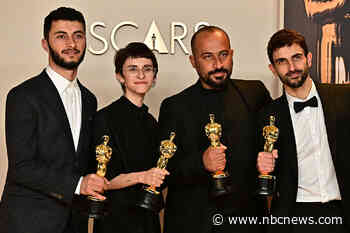 Oscar-winning Palestinian director was beaten and arrested in West Bank, co-filmmaker says