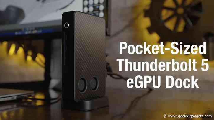 Thunderboost eGPU Graphics Upgrade for Handhelds and Laptops