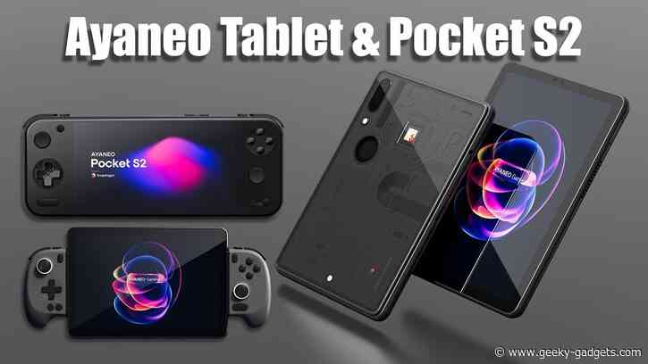 AYANEO Pocket S2 Gaming Tablet Launching Soon : Snapdragon G3 Gen 3 CPU