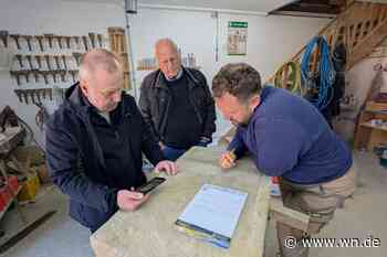 Wegekreuz in Wolbeck: Unbekannte Inschrift freigelegt