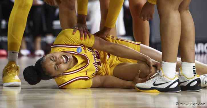 USC star JuJu Watkins carried off floor with season-ending knee injury