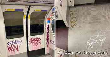 Passengers 'shocked' by 'widespread' graffiti on one Tube line's ageing trains