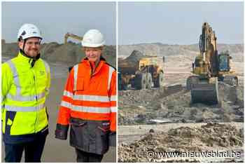 Zes oude golfbrekers maken plaats voor hoogspanningskabels tussen Blankenberge en Zeebrugge: “Er wordt tot zes meter diep gegraven”