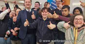 Watford MP visits 'inclusive' workshop supporting adults with disabilities