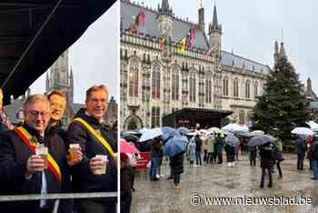 Amper volk, wel hoge factuur: kletsnatte receptie kostte Brugge 32.000 euro