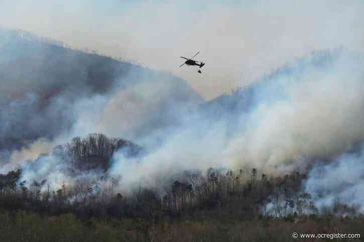 Wildfires in North and South Carolina fueled by drought, wind and fallen trees from Hurricane Helene