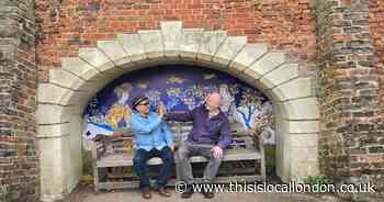 Pop up 'paradise' mural celebrates Persian New Year