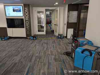 Burst pipe damages Arlington County Board room, causes meetings to relocate
