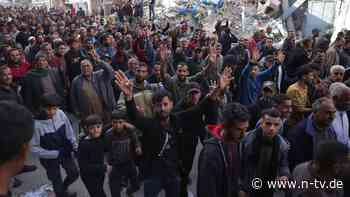 "Schluss mit dem Krieg": Proteste gegen die Hamas im Gazastreifen