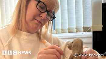 Needle felter shows work in hobby exhibition