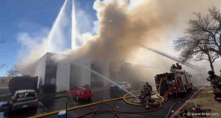 Firefighter injured in apartment fire in northwest Albuquerque