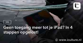 Geen toegang meer tot je iPad? In 4 stappen opgelost!