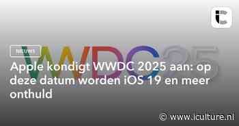 Apple kondigt WWDC 2025 aan: op deze datum worden iOS 19 en meer onthuld