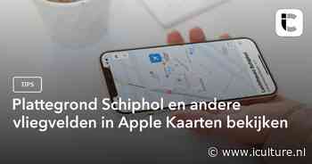Plattegrond Schiphol en andere vliegvelden in Apple Kaarten bekijken