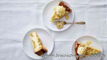 Apfel-Käsekuchen mit doppelter Ladung Eierlikör