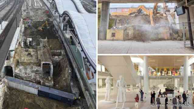 Aannemer graaft enorme bouwput uit voor nieuw Mechels station: “Het zal niet alleen hoog in de lucht schitteren”