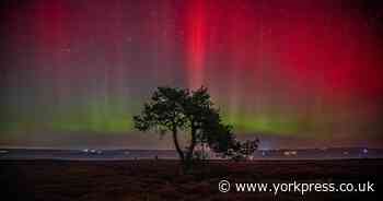 Northern Lights dazzle over North Yorkshire skies