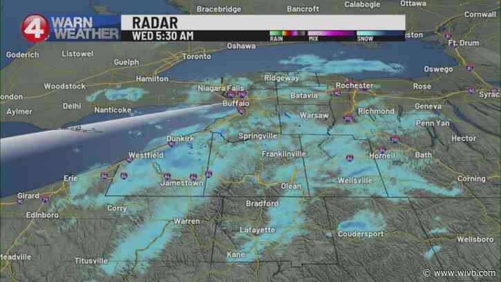 Snowflakes increase Wednesday