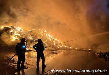 Wieder riesige Müllberge in Flammen