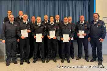 Jahresschlussdienst der Feuerwehr Stemwede