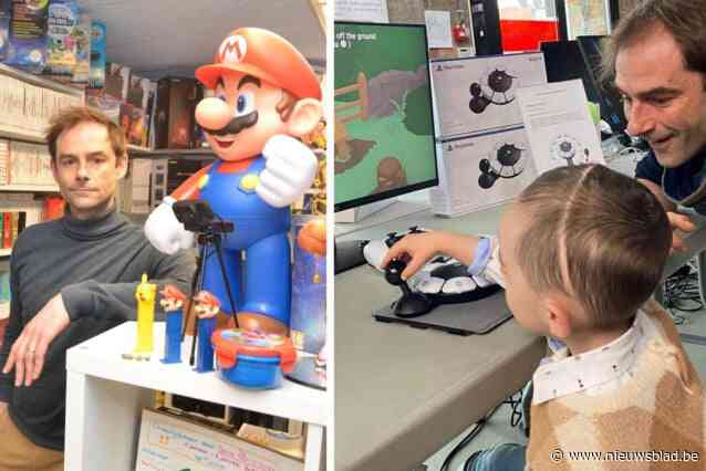 Na herseninfarct van Rémi (3) maakt papa Kevin (40) gamen mogelijk voor mensen met handicap: “Nu kan ik ook met mijn zoontje spelen”